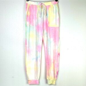 Caution To The Wind Pastel Tie-Dye Women Joggers